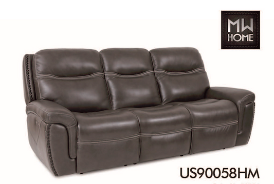 The Townes Leather Reclining Sofa